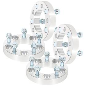 13103562 1autopowerstore 4pcs 1/2 Inch X20 Wheel Spacers 25mm For Jeep Tj Yj Zj Kj Ford Mustang Ranger