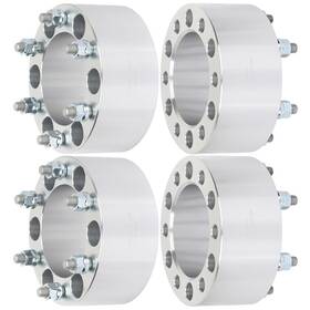 13103657 1autopowerstore 4 Pcs 6x5.5 Wheel Spacers 3 Inch For Toyota Tacoma 4runner Chevy Colorado 6lug