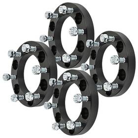 13103718 1autopowerstore 4 Pcs 12x1.5 Wheel Spacers 1 Inch / 25mm For Toyota 4runner Tacoma Chevrolet Colorado