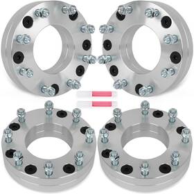13103736 1autopowerstore 4x 51mm Wheel Spacers 6x5.5 For Chevy Gmc 6 Lug To Ford 8