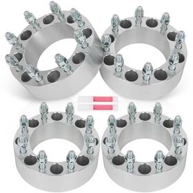 13103754 1autopowerstore 4 Pcs 8x6.5 Wheel Spacers 2.5 Inch For 1988-1997 Ford F-250 F-350