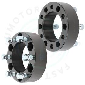 10644297 4umotor 2pcs Wheel Spacers 2 Inch 6x5.5 14x1.5 Studs For 1995-2014 Chevrolet Tahoe 2013 2012