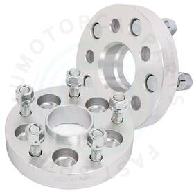 4umotor 10644329 For 2004-06 Saab 9-2x Subaru Toyota Scion 2x 25mm 5x100 To 5x114.3 Wheel Spacers