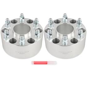 4umotor 13640365 2x 3 Inch 6x5.5 Hub Centric Wheel Spacers For 2015-2025 Chevrolet Suburban Gmc K1500