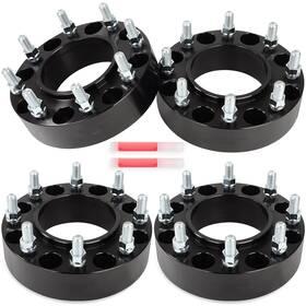 4umotor 13640383 2 Inch 8x180 Hub Centric Wheel Spacers Front For 2011-2025 Gmc Sierra 2500 Hd