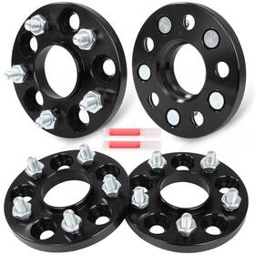 4umotor 13640388 4x 15mm 5x108 Hub Centric Wheel Spacers 12x1.5 For 2012-2018 Ford Focus Jaguar