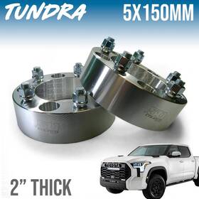 Utv-5284a20-2-001 50 Caliber Racing Qty 2 5x150mm 2.0 Inch Wheel Spacers Fits Lx470 Lx570 Land Cruiser Tundra Sequoia