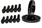 782397400010098 Dsx Wheel Spacers Set Ball Seat Bolts For Vw Jetta