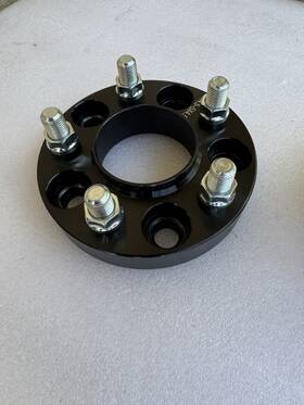 Whsp19 Accelatec Wheel Spacer Hub Centric 25mm Billet Alum Black Pair Mustang 15-26 Whsp19 Accelatec Wheel Spacer Hub Centric 25mm Billet Alum Black Pair Mustang 15-26