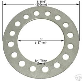 Ap-604 Accessories Plus 2 Pc Chevy 2500 8 Lug Wheel Spacers 1/4 Inch Thick #