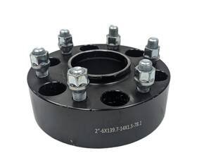 2-6x139.7-14x1.5-78.1 Aftermarket 2 Inch Wheel Spacer 6x139.7 14x1.5 78.1mm Hub Centric For Chevy Gmc