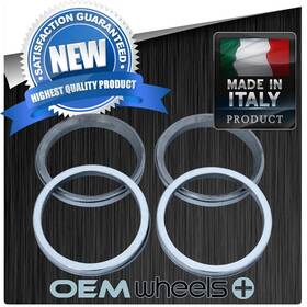 75561ahr Aftermarket Products New Aluminum Hub Centric Hubcentric Ring Rings For 75.0 Wheels To 64.1 Car Italy