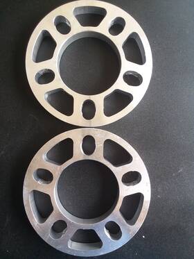 All44218 Allstar Performance 44218 Pair Wheel Spacers 54.50/4.75/5.00 Inch Bp 3/4 Thick