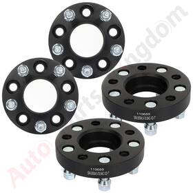 11704264 Apk 4p 1 Inch Wheel Spacers 5x4.5 For Ford Mustang Edge Lincoln Aviator Mazda 5lug 1/2
