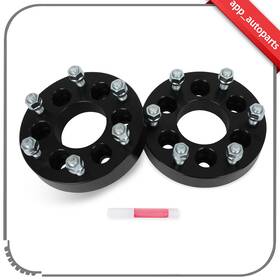 App Ap127903-app 2 Pcs 1.25 Inch 6x4.5 To 6x5.5 Wheel Adapters 1/2 -20 For Dodge Durango Dakota Viper