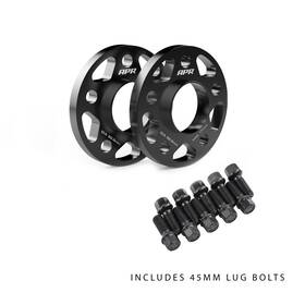 Kt100023 Apr Wheel Spacer Kit Pair 5x112 17mm Thick 66.5 Cb With 10 45mm Bolts