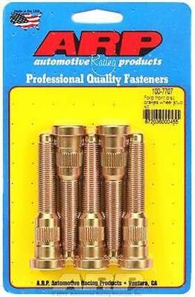100-7707 Arp Front Disc Brakes Wheel Studs Kit Set Of 5 For Early Ford 100-7707 Arp Front Disc Brakes Wheel Studs Kit Set Of 5 For Early Ford