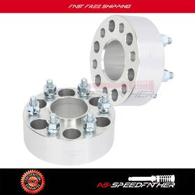 Ass119608-ass Asspeedfather 2x 2 Inch 50mm Thick 6x4.5 6 Lugs 12x1.25 Studs Wheel Spacers Fits Nissan Frontier