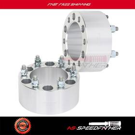 Ass119619-ass Asspeedfather 2x 3 Inch Thick 6x5.5 6 Lugs 12x1.5 Studs Wheel Spacers Fits Toyota Tacoma 4runner