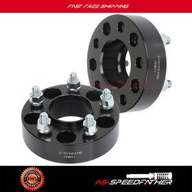 Ass119691-ass Asspeedfather 2x 1.5 Inch 5x4.5 5 Lugs 1/2 Studs Wheel Spacers Fits Ford Mustang Edge Ranger