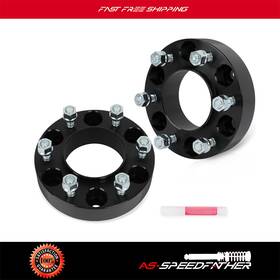 Ass127798-as Asspeedfather 2x 1.5 Inch 6x5.5 Wheel Spacers For 2013-2025 Ford Ranger Xl Xlt 2.7l 6 Lugs 12x1.5