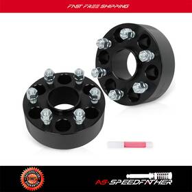 Ass127806-as Asspeedfather 2x Thick 2 Inch 6x120 6lugs 14x1.5 Studs Wheel Spacers Fits 15-23 Chevrolet Colorado