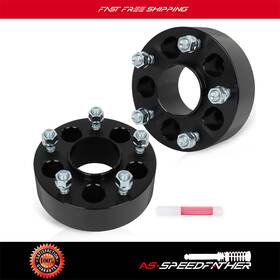 Ass127808-as Asspeedfather Pair 2 Inch 5x4.5 To 5x5 Wheel Spacers Fits Ford Mustang Grand Cherokee Wrangler