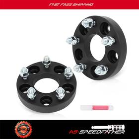 Ass127824-as Asspeedfather 2x Thick 1 Inch 5x110 To 5x4.5 5lugs 12x1.5 Studs Wheel Spacers Fits Chevrolet Hhr