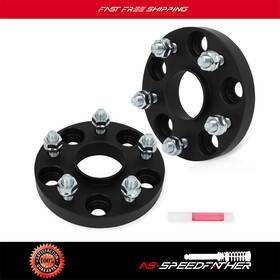 Ass127830-as Asspeedfather 2x Thick 20mm 5x4.5 5lugs 12x1.5 Studs Wheel Spacers Fits Lexus Gs460 08-11