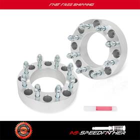 Ass127847-as Asspeedfather 2x 2 Inch 8x180 To 8x170 Wheel Adapters For Chevy Silverado Sierra 2500 Hd 2011-2023