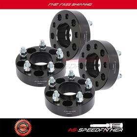Ass826181-ass Asspeedfather 4x 1.5 Inch 5x4.5 5 Lugs 1/2 Studs Wheel Spacers Fits Ford Mustang Edge Ranger