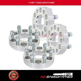 Ass826200-as Asspeedfather 4x 1.25 Inch 6x120 6 Lugs 14x1.5 Studs Wheel Spacers Fits 2010-2016 Cadillac Srx