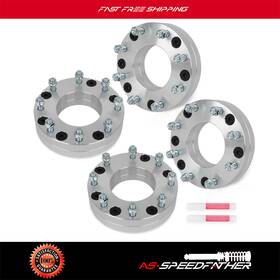 Ass842283fat Asspeedfather For Ram 1500 6x6.5 To 8x170 4 Wheel Adapters 2 Inch 14x1.5 108 Cb 6 Lug 8
