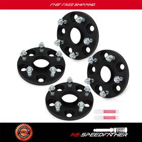 Ass842295-as Asspeedfather 4x Thick 15mm 5x4.5 5lugs 12x1.25 Studs Wheel Spacers Fits Subaru Svx 92-97