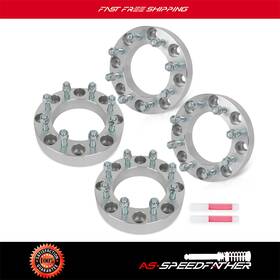 Ass842337-as Asspeedfather 4x 1.5 Inch 8x180 To 8x6.5 Wheel Spacers For Chevy Silverado Sierra 2500 Hd 2011-23