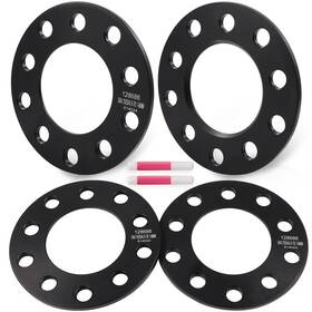 13103836 Autobtparts 4 Pcs 1/4 Inch 6mm Wheel Spacers For Ford Jeep Mazda Subaru 5 Lug