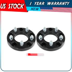 Auto128889day Autodayplus 2 Pcs 1 Inch 5x5.5 To 5x5 1/2 -20 Wheel Adapters 87.1mm For Ford E-150 Club Wagon