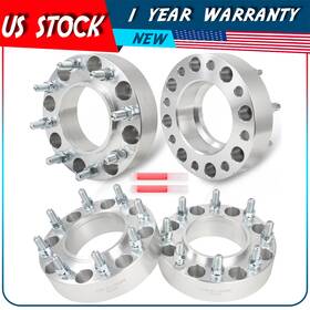Auto845403day Autodayplus 4 Pcs 2 Inch 8x180mm M14x1.5 Wheel Spacers Silver For Chevy Silverado 2500 2011-2018 Auto845403day Autodayplus 4 Pcs 2 Inch 8x180mm M14x1.5 Wheel Spacers Silver For Chevy Silverado 2500 2011-2018