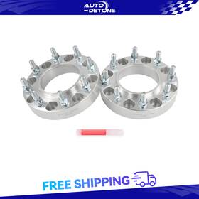 Au129956d Autodetone 1.5 Inch 8x180 14x1.5 2 Wheel Spacers Hubcentirc For Chevrolet Silverado 3500 Hd