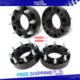 Au845402d Autodetone 2 Inch 8x180 14x1.5 4 Wheel Spacer For Chevrolet Silverado Gmc Sierra 2500 3500 Hd Au845402d Autodetone 2 Inch 8x180 14x1.5 4 Wheel Spacer For Chevrolet Silverado Gmc Sierra 2500 3500 Hd