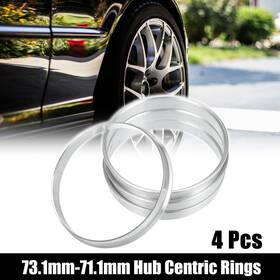 Automall Tech 726215837230 4pcs Od 73.1mm To Id 71.1mm Auto Hub Centric Rings Wheel Bore Center Spacer