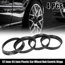 Automall Tech 752374423083 4pcs Plastic 57.1mm - 54.1mm Car Hub Centric Rings Wheel Bore Center Spacer