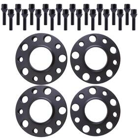 5120-h1215-1215-7256 Autoparts-artist 5x120 Staggered Wheel Spacers Kit 2 12mm And 15mm Extended Bolts For Bmw