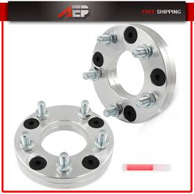 Autopuppy Auto129975ppy 2x 4x4.5 To 5x4.5 1 Inch Wheel Adapter 1/2-20 For Hyundai Fits Nissan 4 Lug 5