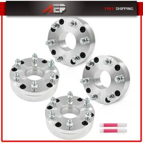 Autopuppy Auto844236ppy 4 Pcs 2 Inch 5x4.75 To 6x5.5 Wheel Adapters 12x1.5 For Chevrolet Camaro Corvette S10