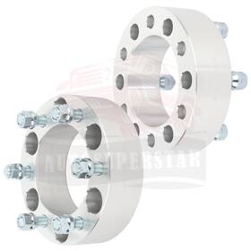 10026982 Autosuperstar 2 Pcs Inch 50mm 6x5.5 108mm Wheel Spacers 14x1.5 Studs For Gmc C2500 4.3l 5.0l