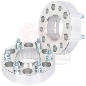 10028721 Autosuperstar 2 Pcs 1.5 Inch 6x5 12x1.5 Studs Wheel Spacers For Chevrolet Gmc Envoy