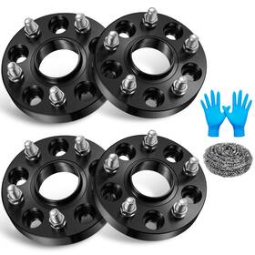 Bd-05-06874bk Bdfhyk 5x120mm Wheel Spacers 1inch 5x4.7 Hubcentric 1.5 Inch Black