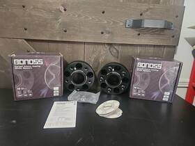 6061-t651126652407 Bonoss Lot Of 2 Forged Active Cooling Wheel Spacers Alloy