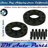 Bw-bkbmw51207256-2 Bmw Black Anodized Wheel Spacers Kit Thick With Bolts